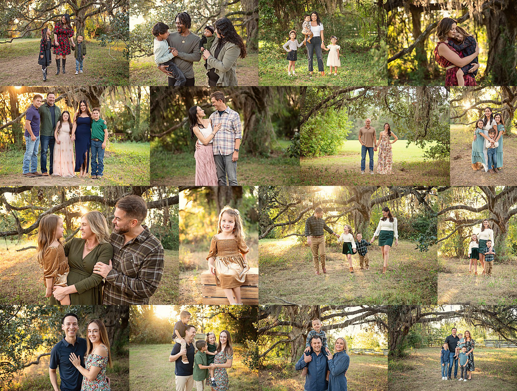 What to Wear for Fall Family Photos in The Woodlands TX