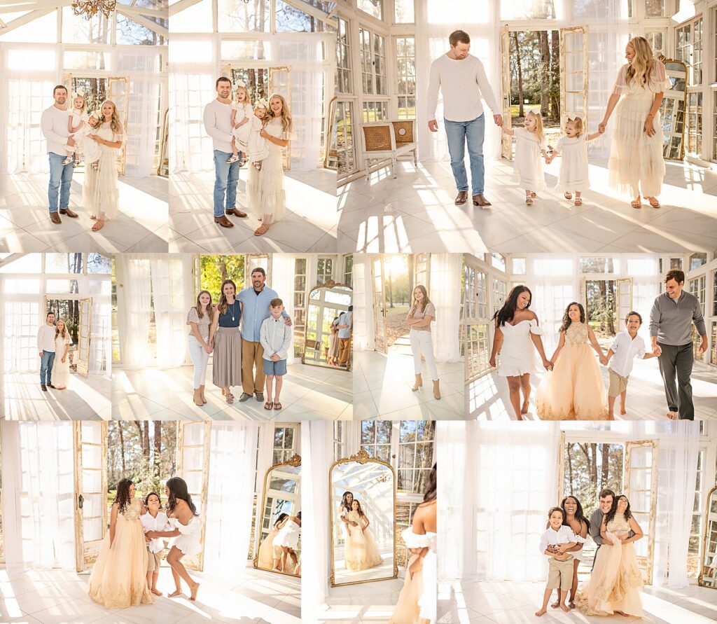 Glasshouse Session: Elegant Portraits with Natural Light in The Woodlands