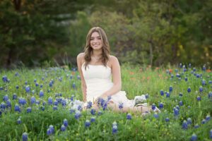 City Place senior photos in The Woodlands TX