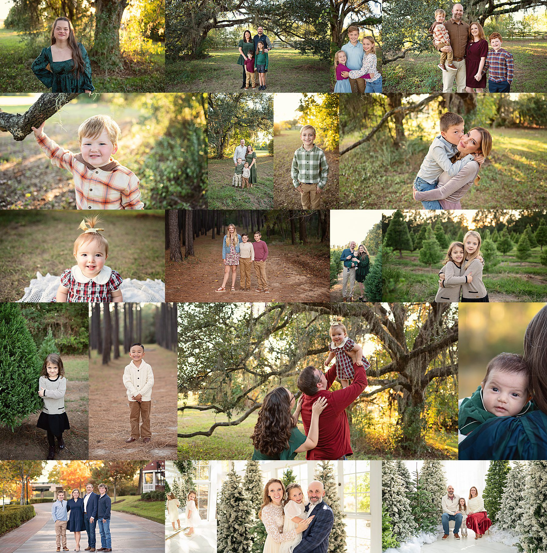 What to Expect During Your Fall Family Photo Session in The Woodlands, TX